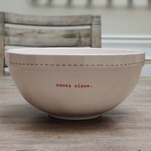 Rae Dunn Mixing Bowl - Santa Claus.